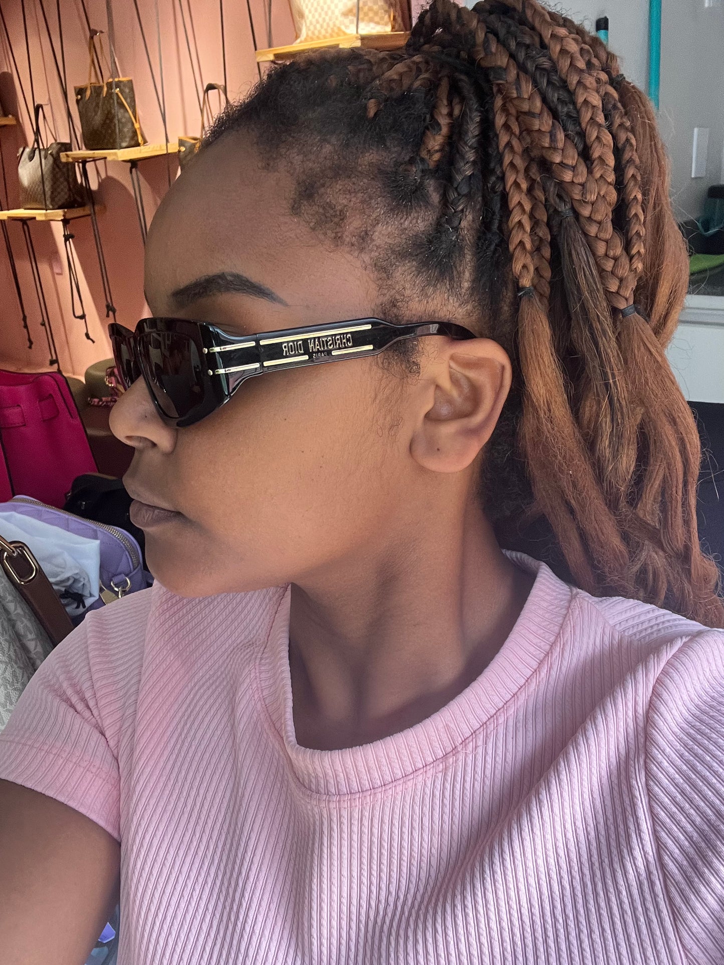 Óculos de Sol Dior Signature Preto