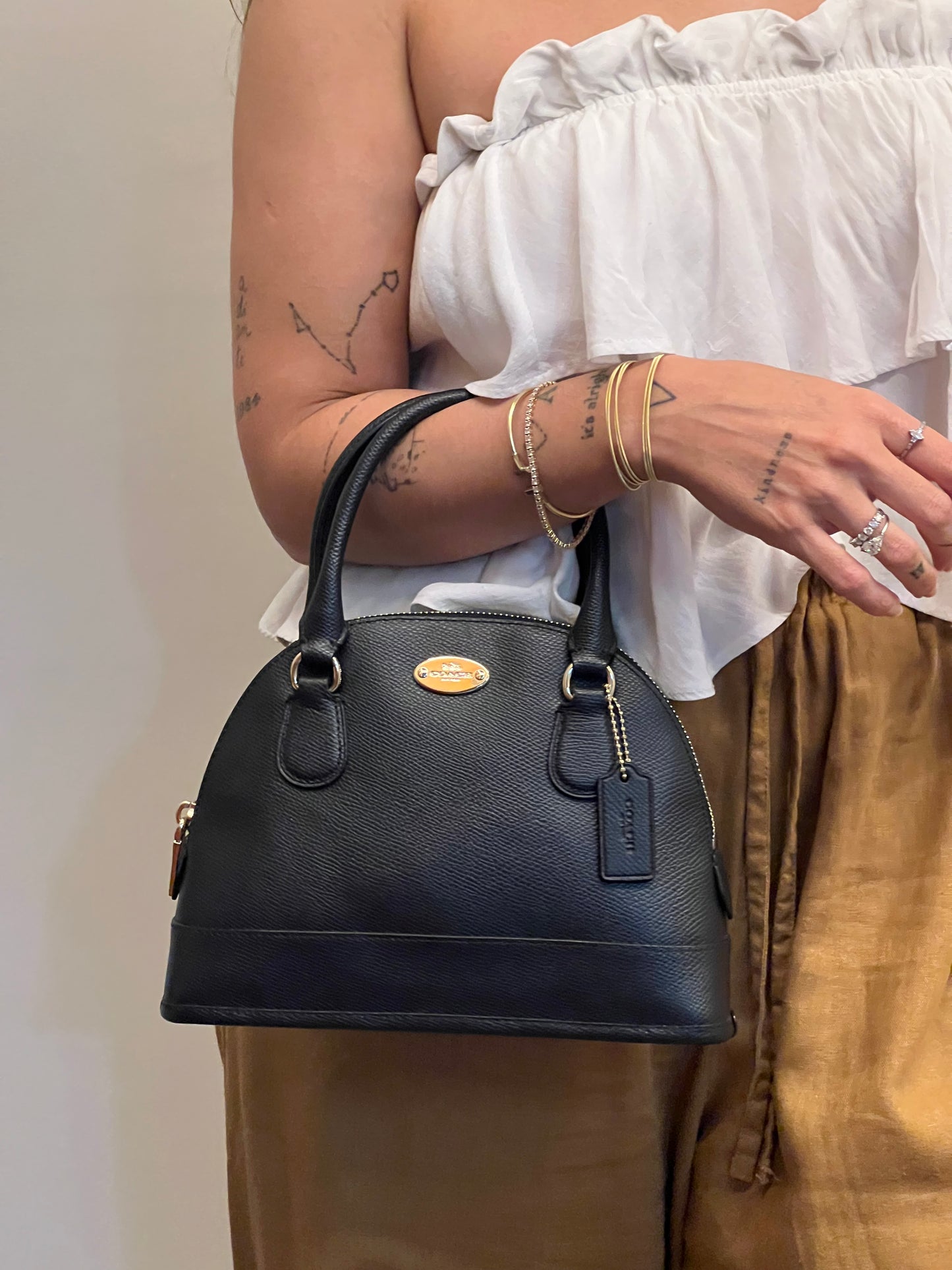 Coach Mini Sierra Satchel Preta