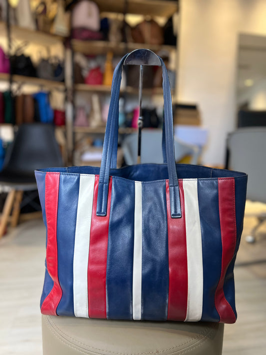 Prada Calf Tote Tricolor