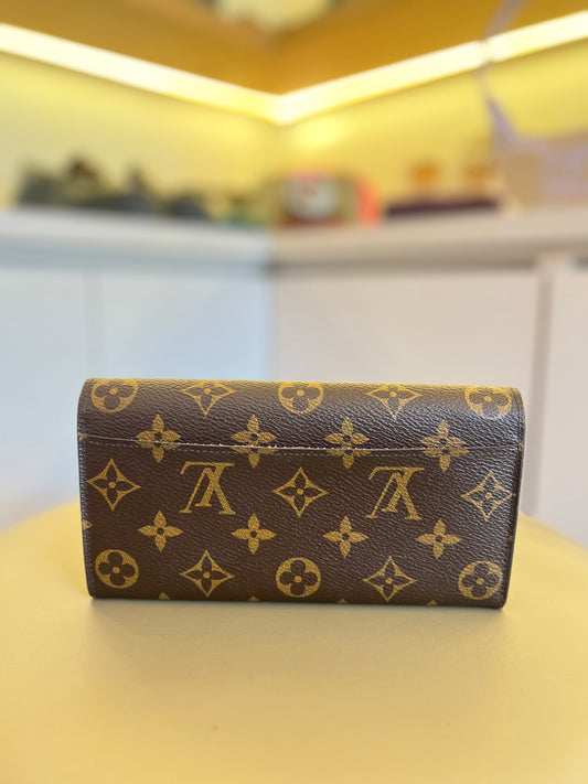 Carteira Louis Vuitton Sarah Monograma