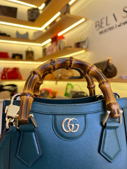 Gucci Diana Bamboo Mini Verde