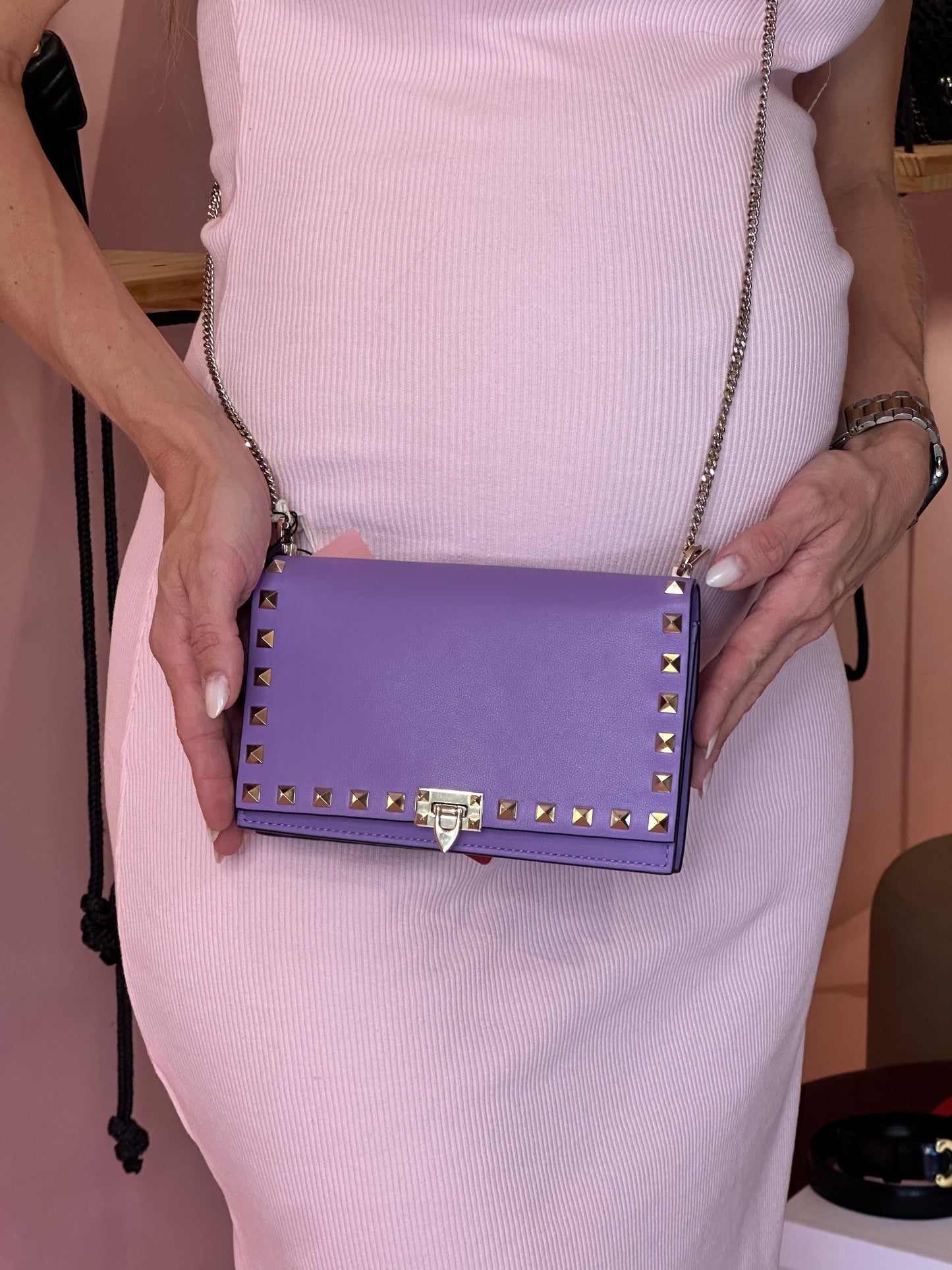 Valentino Garavani Rockstud Lilás