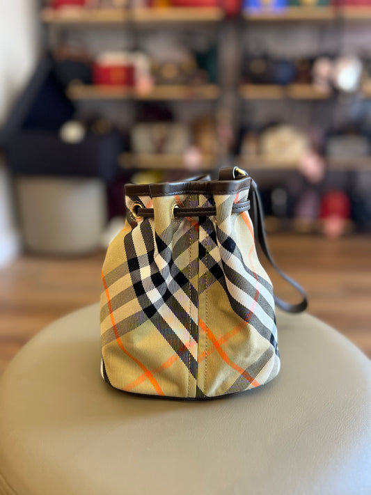 Burberry Check Clutch Haymarket