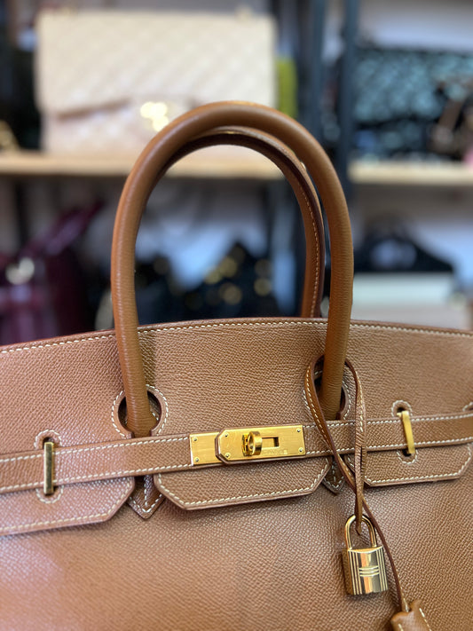 Hermes Birkin 35 Caramelo
