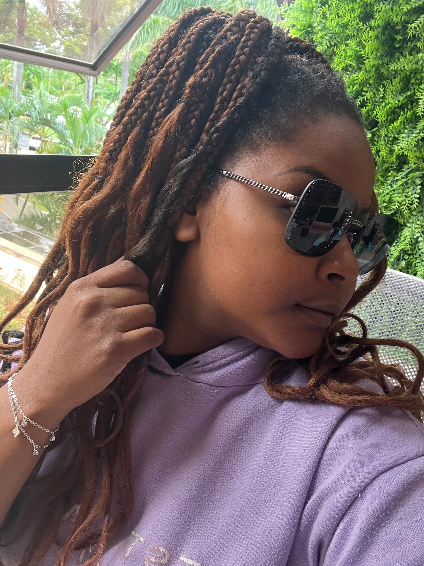 Óculos de Sol Chanel Quadrado