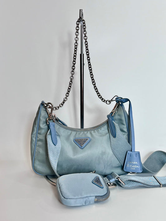 Prada Re-edition Azul