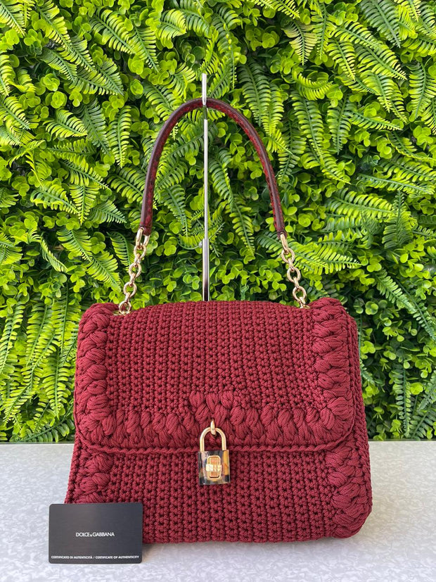 Dolce & Gabbana Jewel Toned Crochet