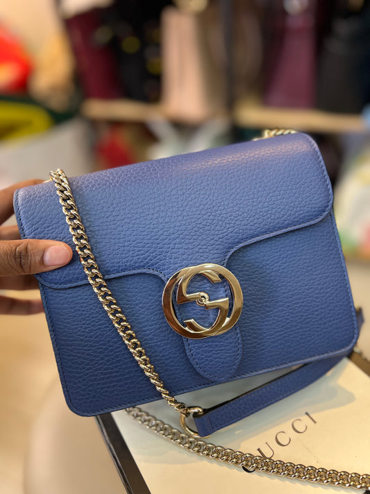 Gucci Interlock Azul