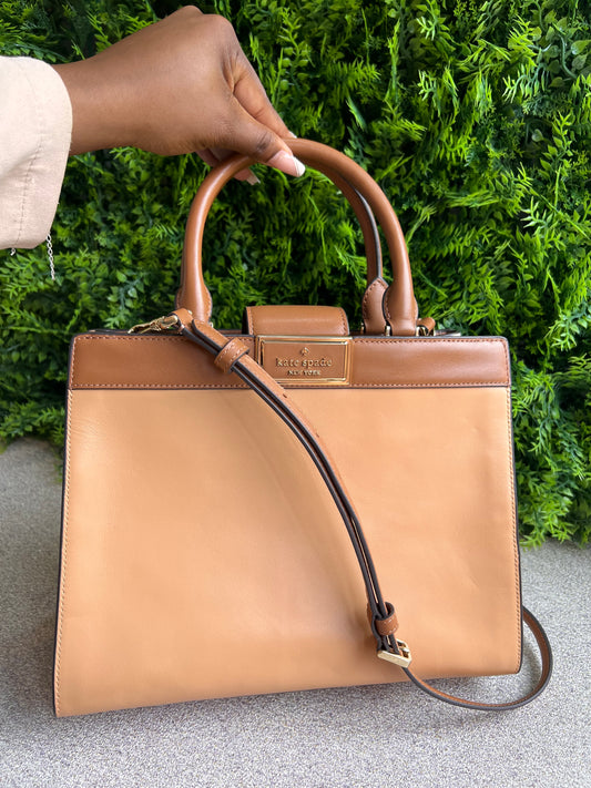 Kate Spade Reegan Satchel Caramelo