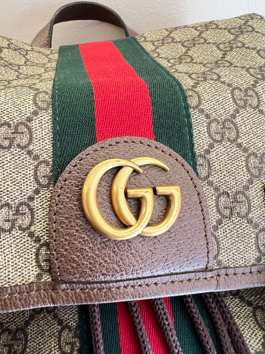 Mochila Gucci Ophidia GG Monograma