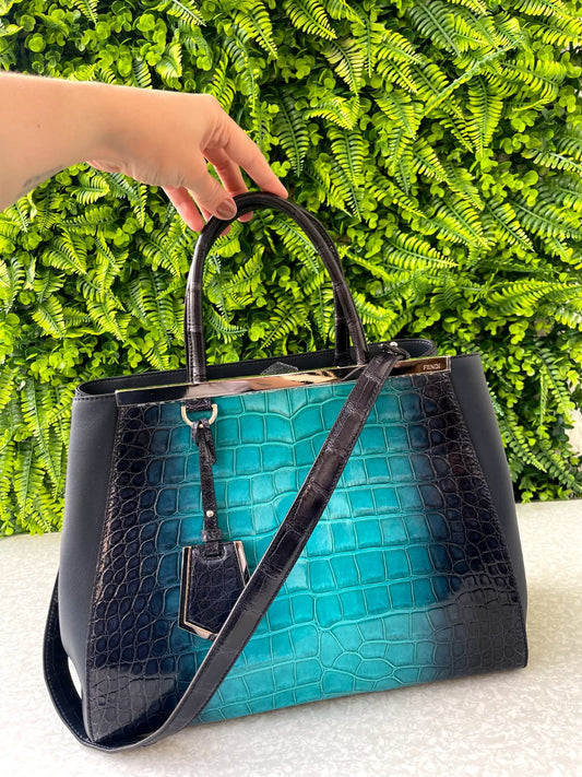 Fendi 2jours Alligator Large