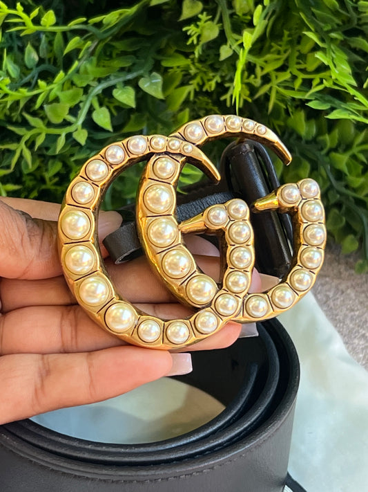 Cinto Gucci Perola