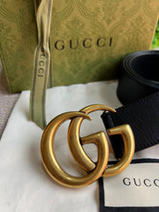 Cinto Gucci Marmont Preto