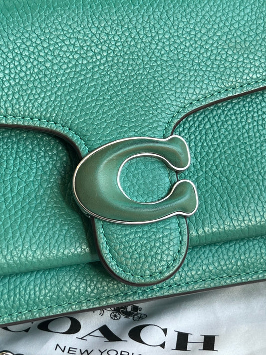 Coach Tabby Pebbled Verde