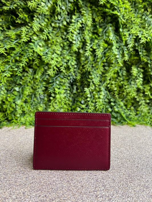 Porta Cartão Kate Spade Vinho