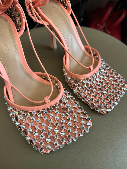 Sandália Bottega Veneta Sparkle Stretch