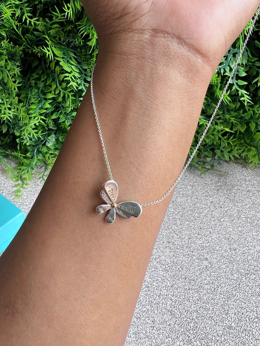 Colar Tiffany Butterfly