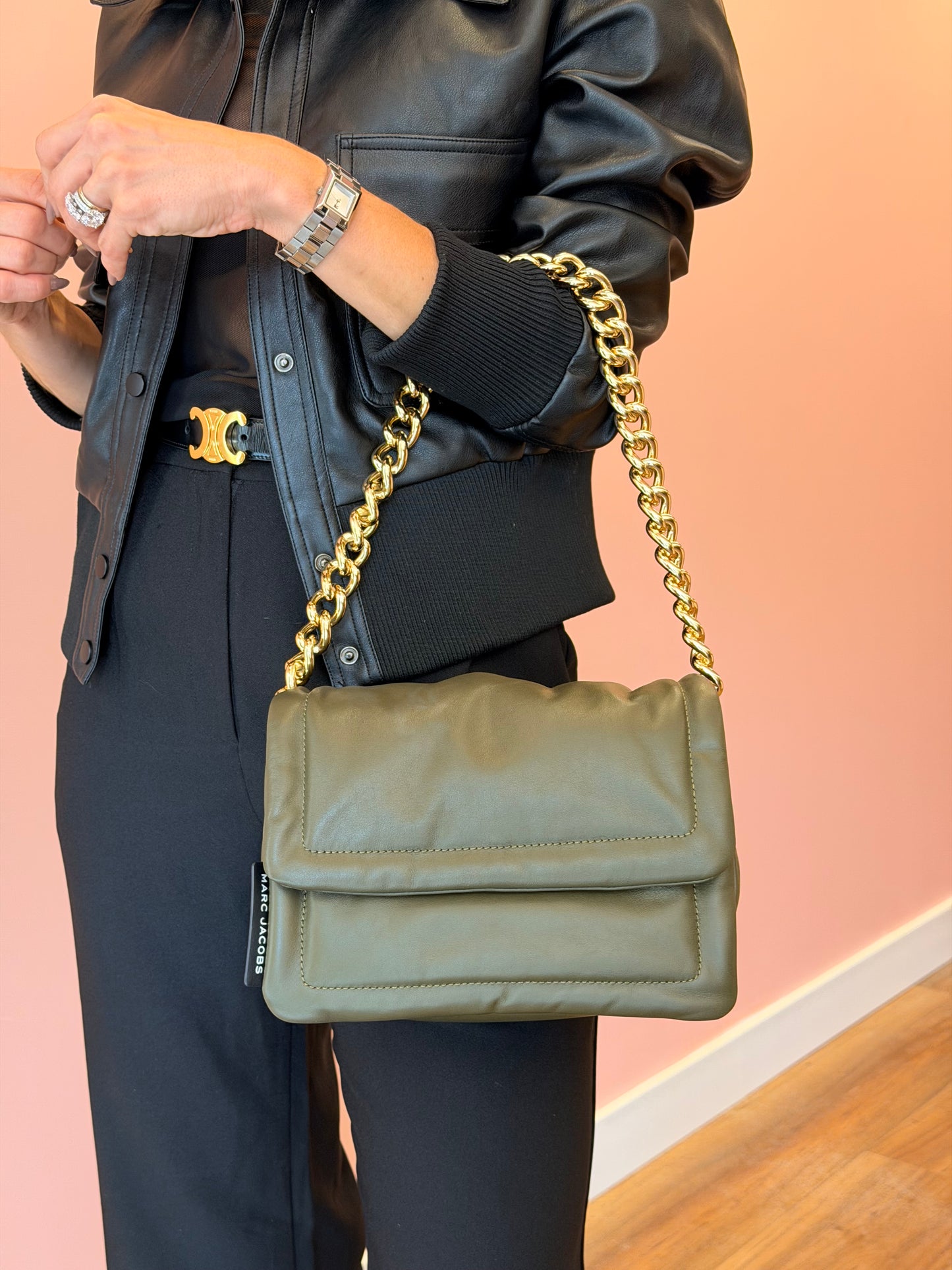 Marc Jacobs Puffer Chain Verde