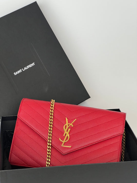Saint Laurent Cassandre Vermelha