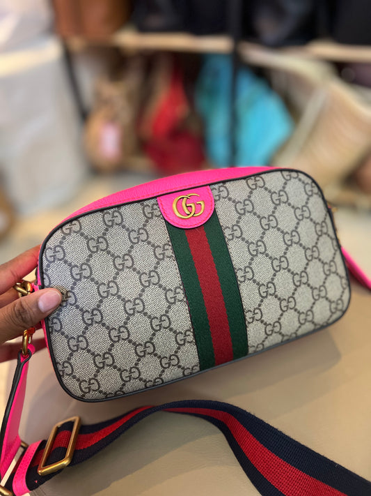 Gucci Ophidia Câmera bag Pink