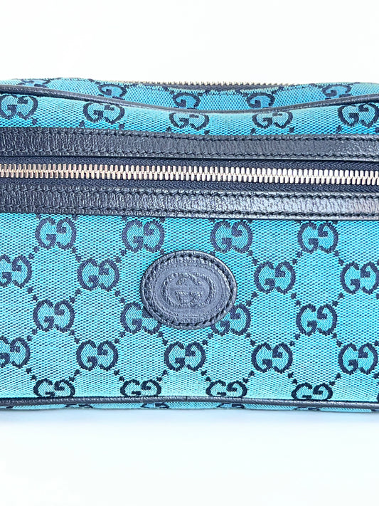 Pochete Gucci Monogram Azul