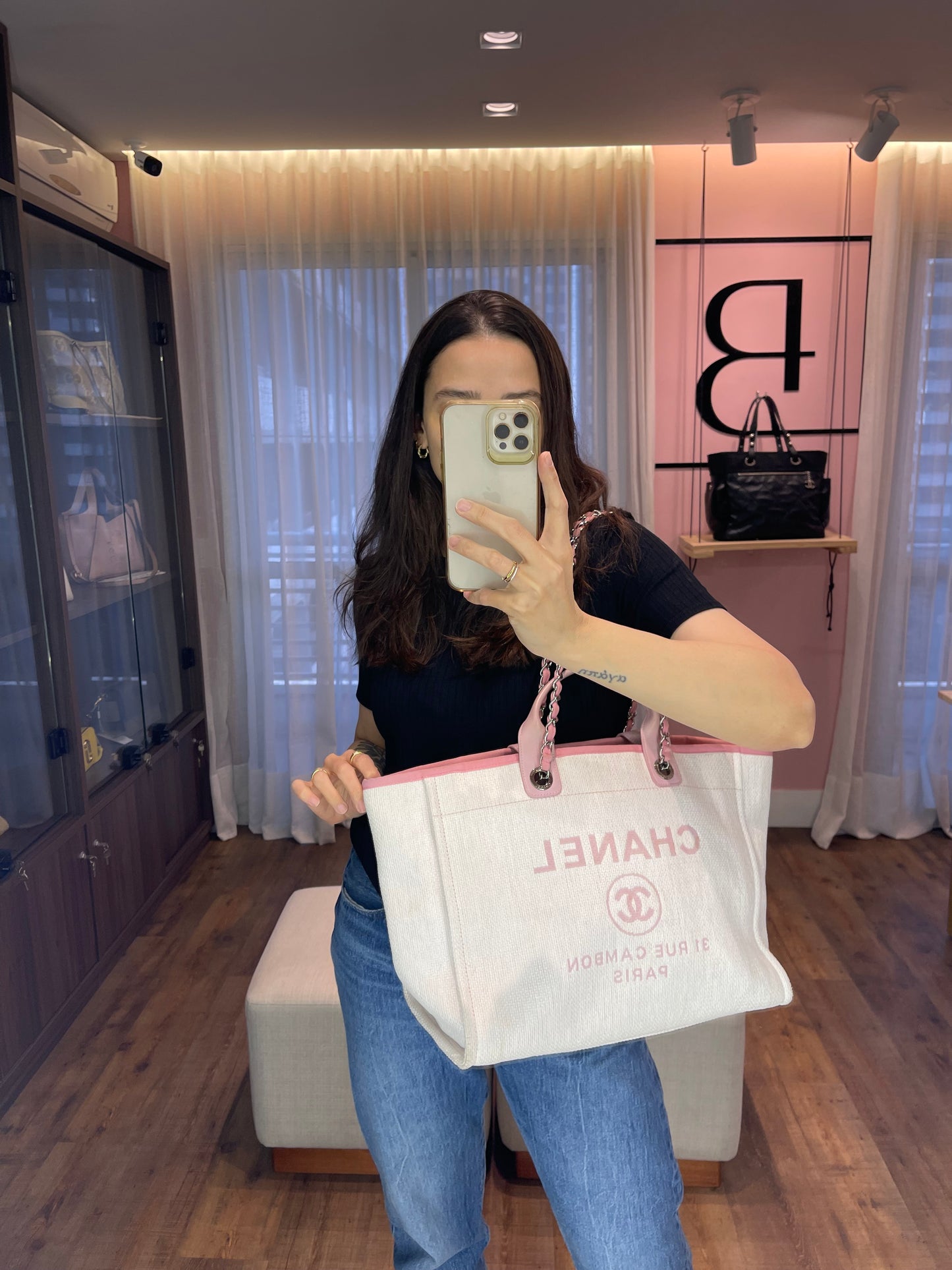 Chanel Deauville Média Rosa