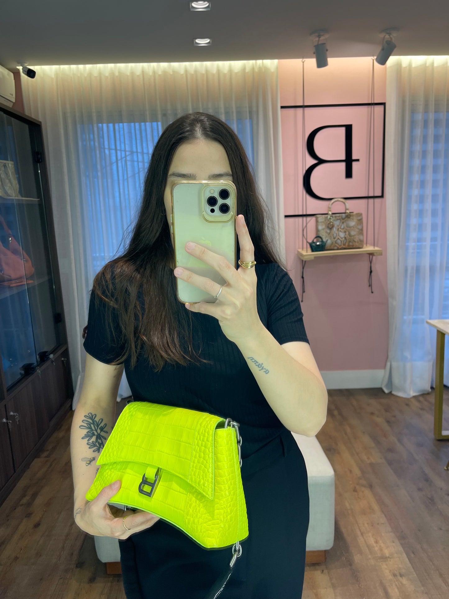 Balenciaga Downtown Croc Embossed