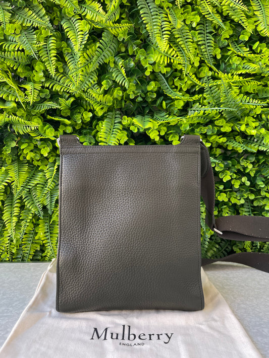Mulberry Crossbody de Couro e Camurça