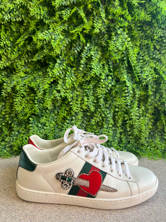 Tênis Gucci Heart Branco