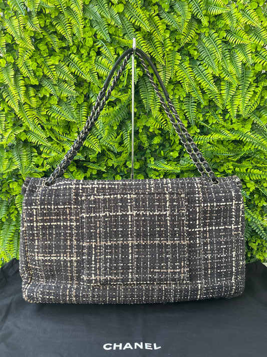 Chanel XXL Flap Bag Tweed