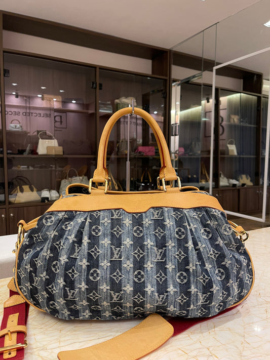 Louis Vuitton Denim Cabas Raye