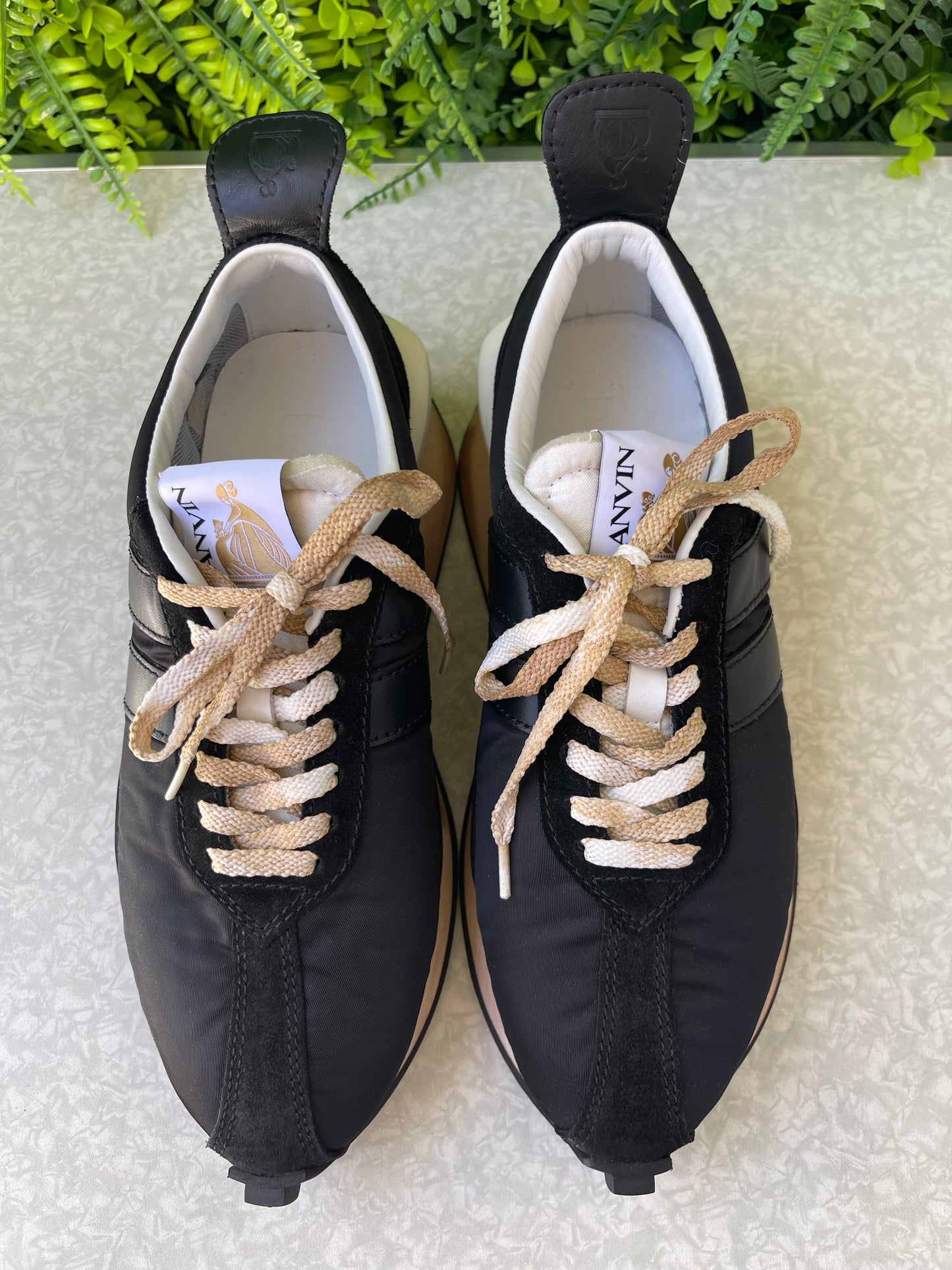 Tênis Lanvin Bumper Nylon Preto