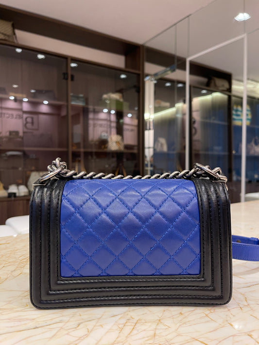 Chanel Boy Pre-Owned 2013-2014 Small Bicolor