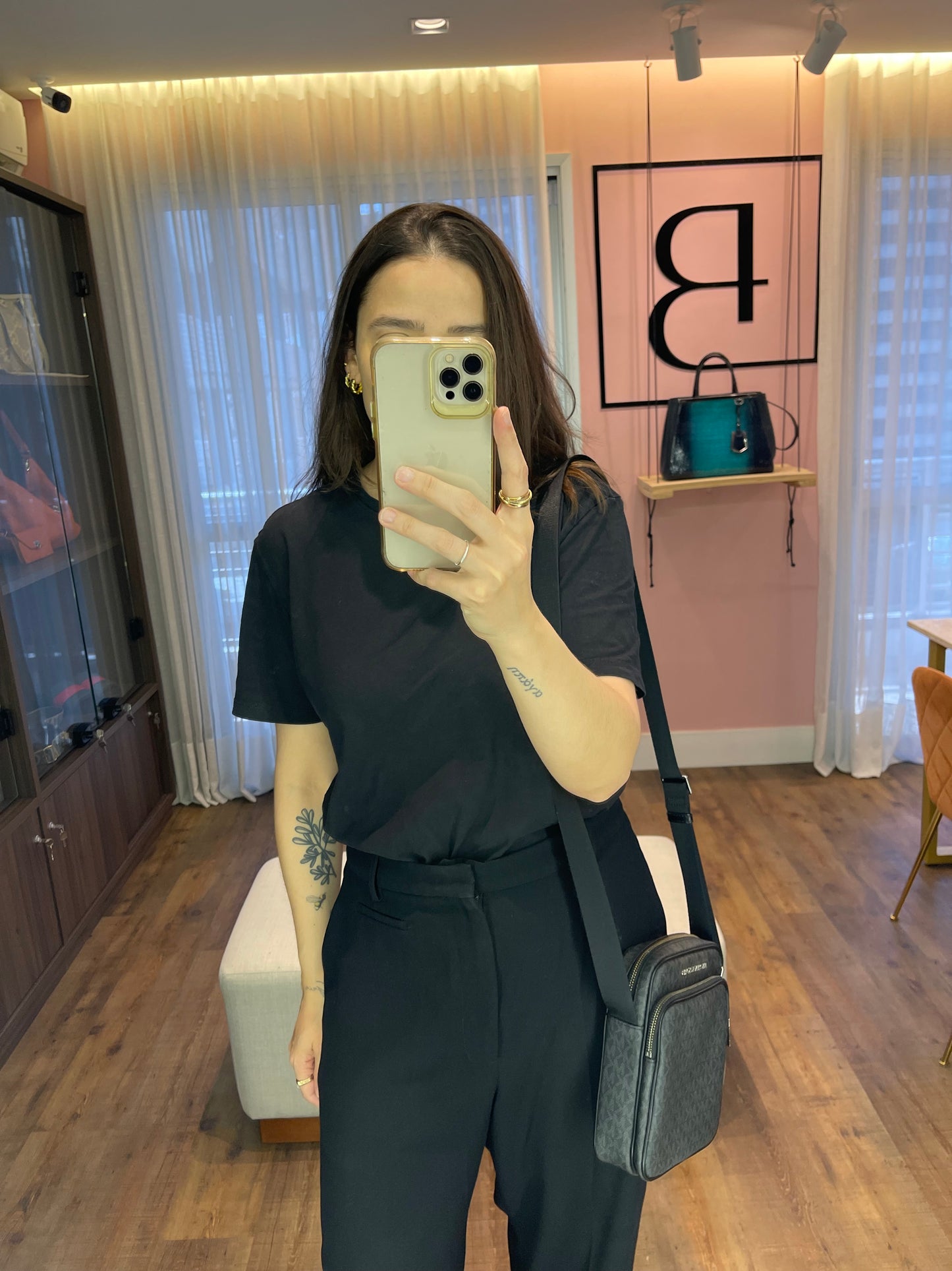 Michael Kors Jet Set Travel Preta