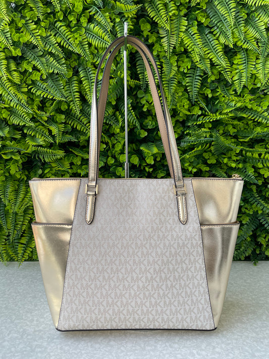 Michael Kors Tote Charlotte Pale Gold