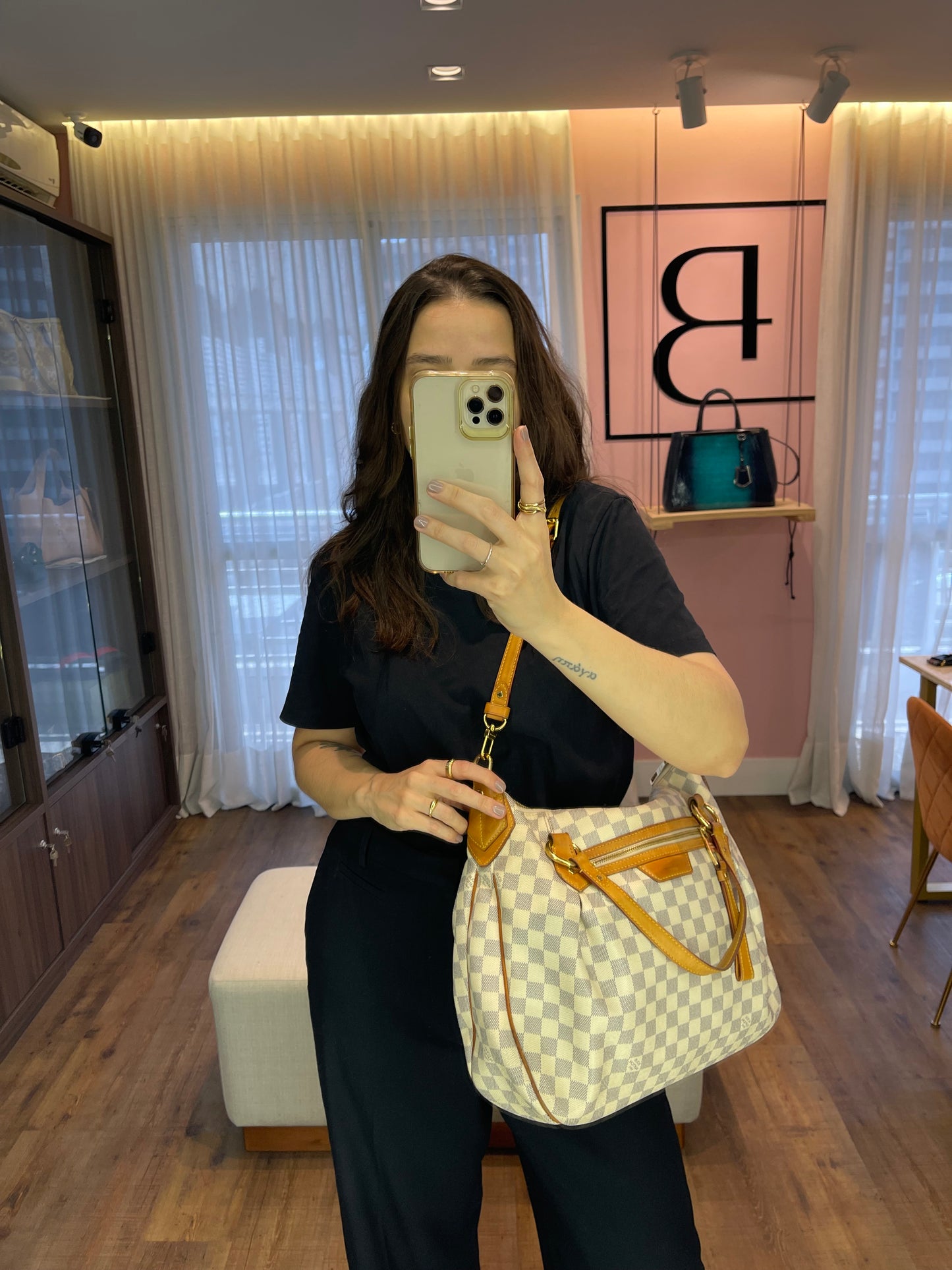 Louis Vuitton Evora Damier Azur