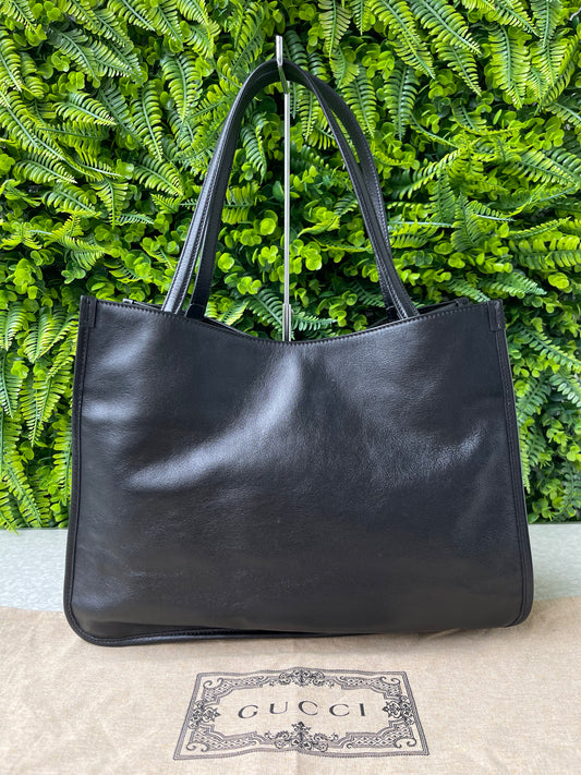 Gucci Horsebit 1955 Tote Preta