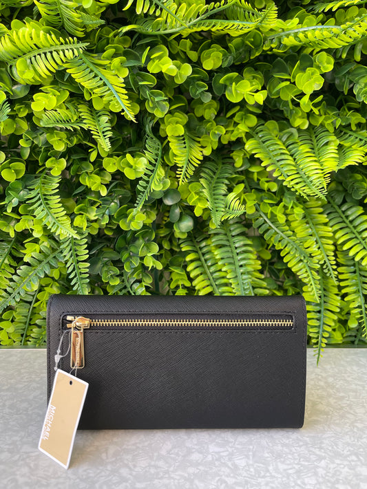 Carteira Michael Kors Jet Set Preta