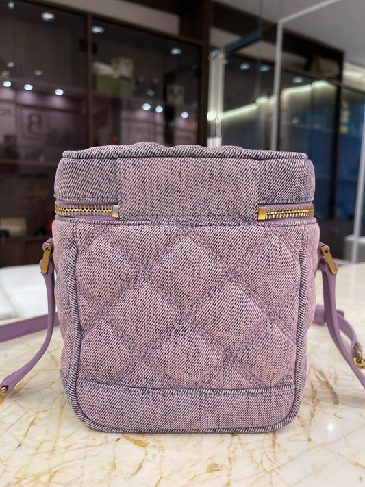 Saint Laurent Denim 80s Vanity Bag