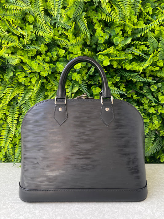 Louis Vuitton Alma em Couro EPI Preto