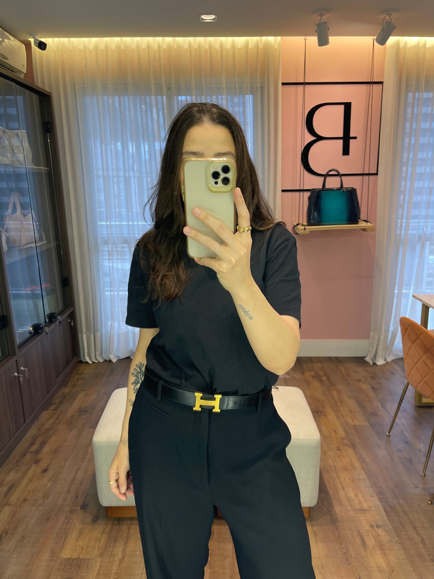 Cinto Hermes H Reversível