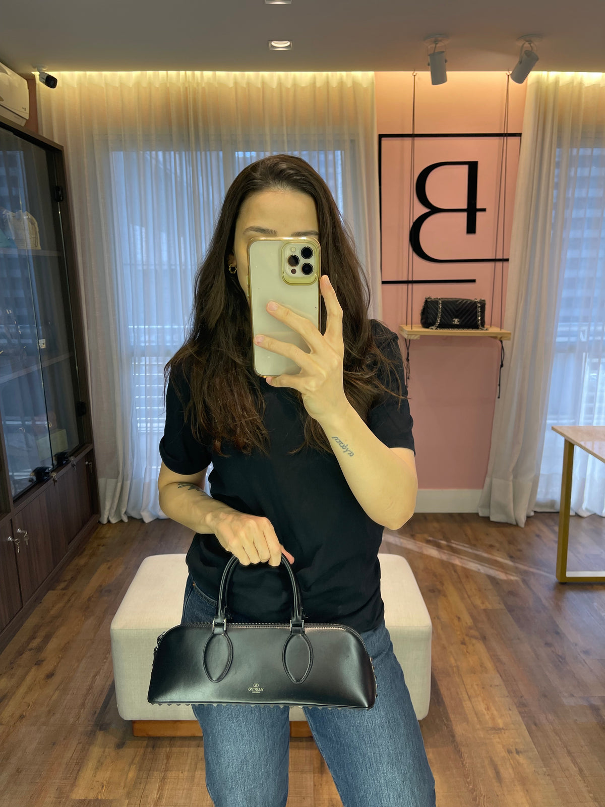 Valentino Garavani Rockstud East-West Handbag