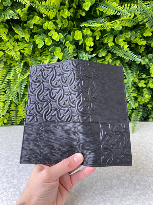 Carteira Salvatore Ferragamo Double Fable Preta