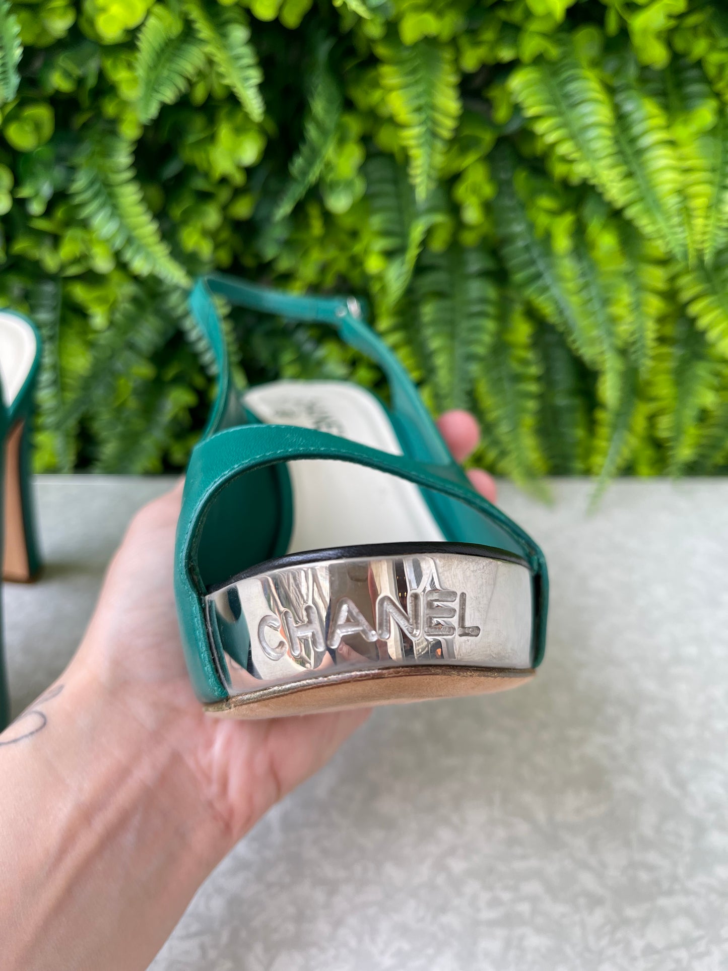 Sandália Chanel Slingback