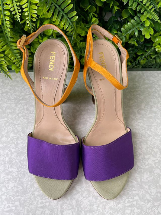 Sandália Fendi Multicolor