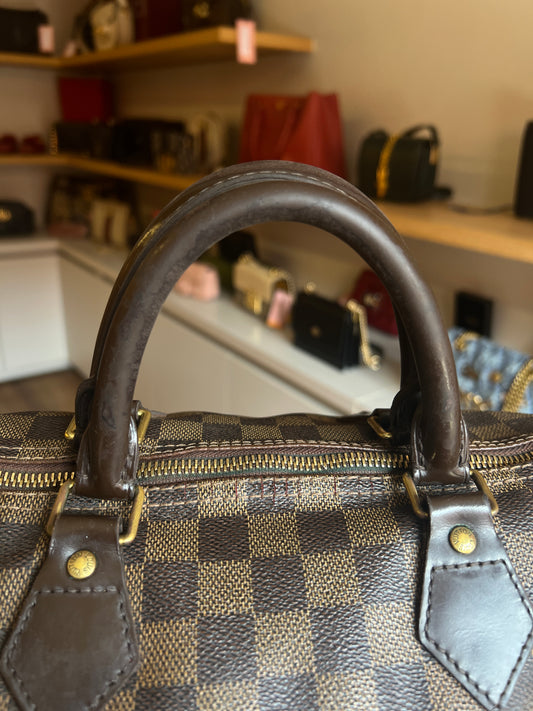 Louis Vuitton Speedy 30 Damier Ebene