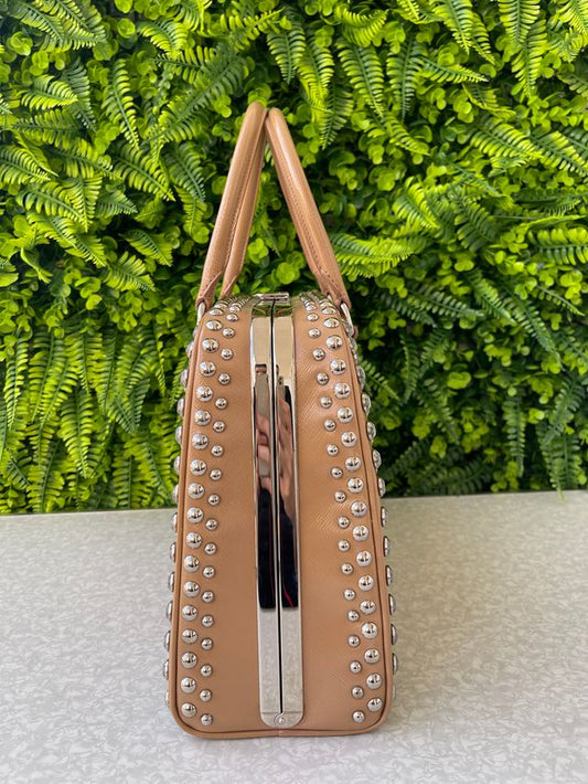 Prada Saffiano Vernice Pyramid Bag