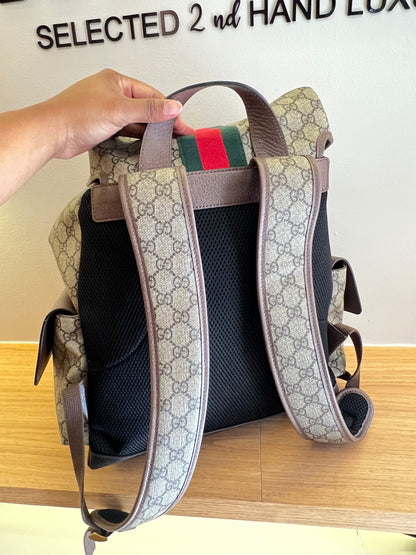 Mochila Gucci Ophidia GG Monograma