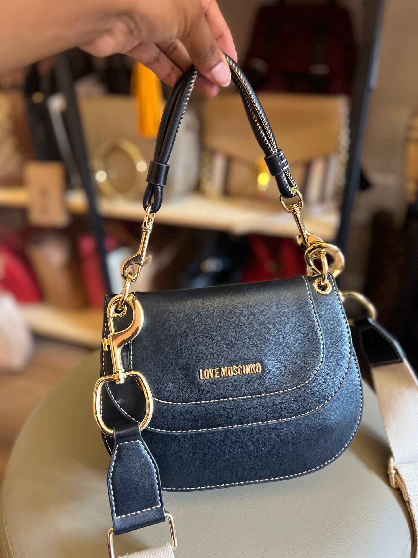 Love Moschino Shoulder Preta