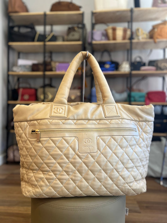 Chanel Cocoon Puffer Gold